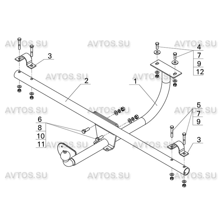 Купить фаркоп lada 4x4, 2121, 21213, 21214, 2131, 2329 1977- vaz-22 avtos по цене 5 130 р. Низкие цены. Большой выбор. Доставка по всей России. Интернет-магазин в Москве. Только положительные отзывы!