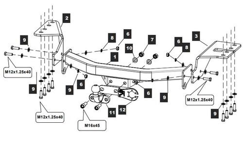 Купить фаркоп toyota fortuner 2013-2017 - 24.2588.21 балтекс по цене  Низкие цены. Большой выбор. Доставка по всей России. Интернет-магазин в Москве. Только положительные отзывы!