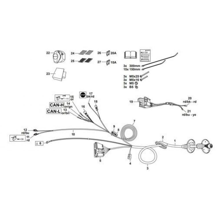 Купить комплект электрики фаркопа skoda kodiaq 2018-, skoda karoq 2017-, audi q3 2019-, audi q3 sportback 2019-, seat tarraco 2018-, seat ateca 2016- 13 пин по цене  Низкие цены. Большой выбор. Доставка по всей России. Интернет-магазин в Москве. Только положительные отзывы!