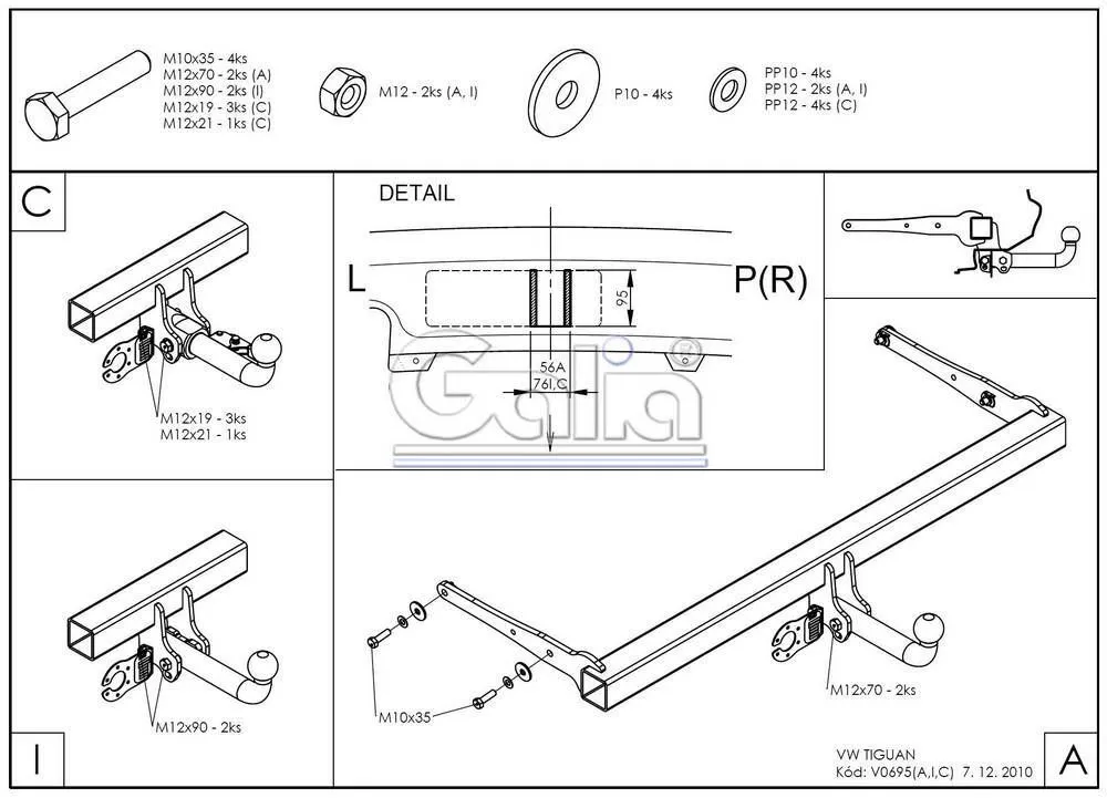 Купить фаркоп volkswagen tiguan 2007-2016, 2016-, audi q3 2011-2018 - v069c galia по цене 26 092 р. Низкие цены. Большой выбор. Доставка по всей России. Интернет-магазин в Москве. Только положительные отзывы!