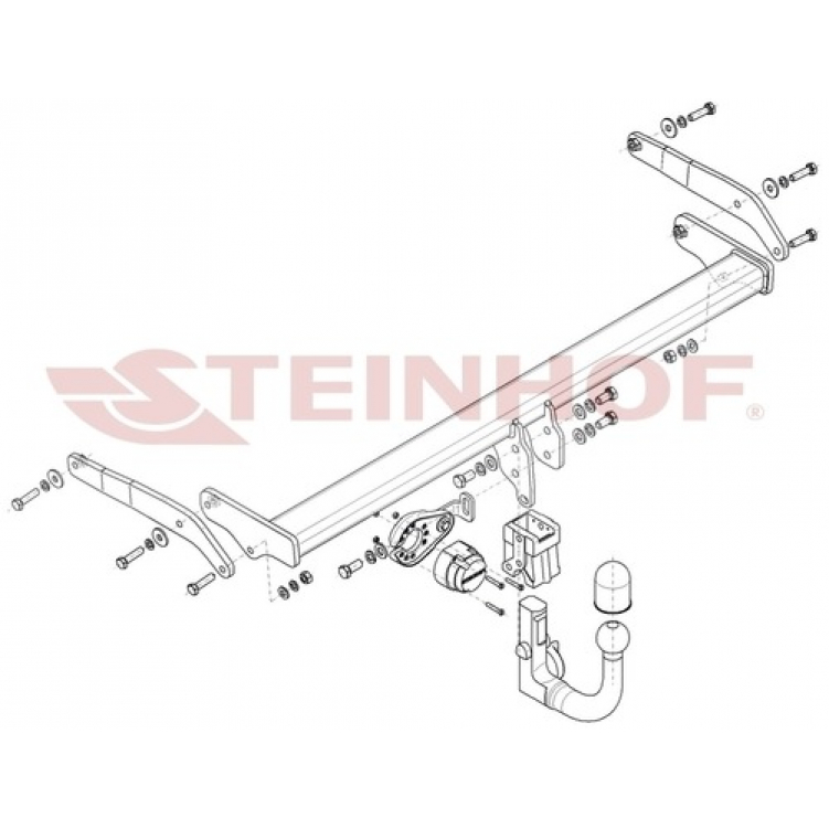 Купить фаркоп mazda 3 хетчбек, седан 2003-2009 - m-020 steinhof по цене  Низкие цены. Большой выбор. Доставка по всей России. Интернет-магазин в Москве. Только положительные отзывы!