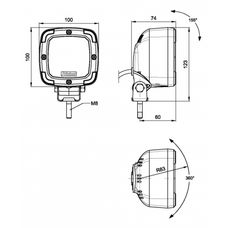 Купить светодиодная фара рабочего света fristom ft-360 led с широким световым потоком по цене 10 020 р.. Низкие цены. Большой выбор. Доставка по всей России. Интернет-магазин в Москве. Только положительные отзывы!