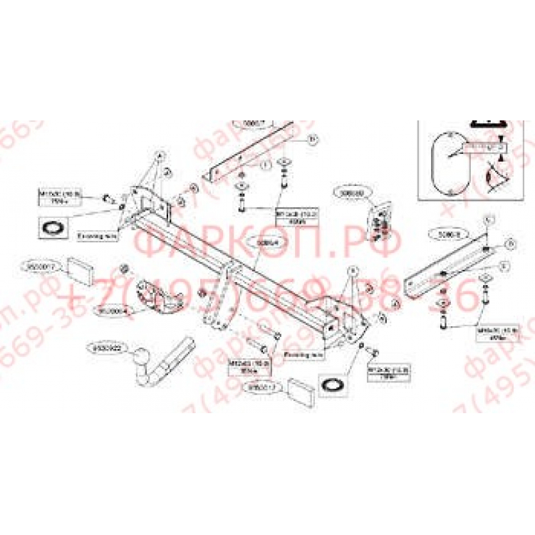Купить фаркоп subaru impreza 2008-2012 - 508600 brink по цене  Низкие цены. Большой выбор. Доставка по всей России. Интернет-магазин в Москве. Только положительные отзывы!