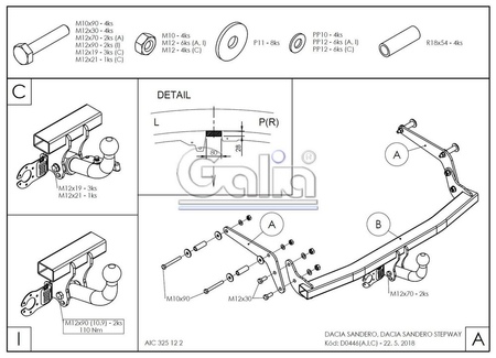 Купить фаркоп renault sandero, stepway 2014- d044a galia по цене 18 892 р. Низкие цены. Большой выбор. Доставка по всей России. Интернет-магазин в Москве. Только положительные отзывы!