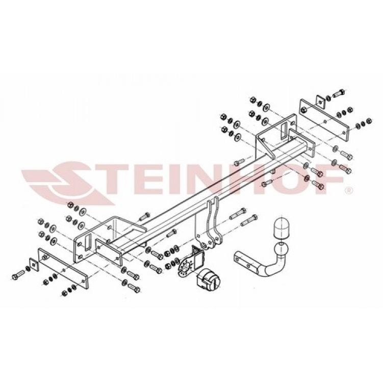 Купить фаркоп mercedes a-class w176 2012-2018, mercedes b-class w246 2011-2018 - m-101 steinhof по цене  Низкие цены. Большой выбор. Доставка по всей России. Интернет-магазин в Москве. Только положительные отзывы!
