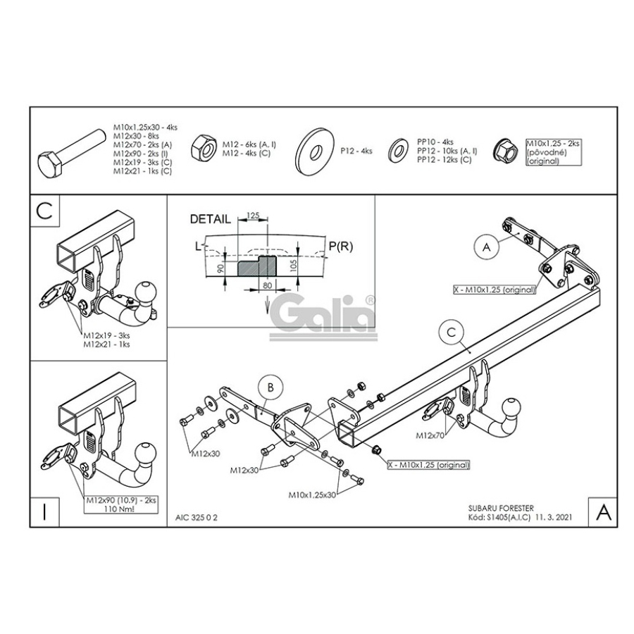 Купить фаркоп subaru forester 2018- s140a galia по цене 23 392 р. Низкие цены. Большой выбор. Доставка по всей России. Интернет-магазин в Москве. Только положительные отзывы!