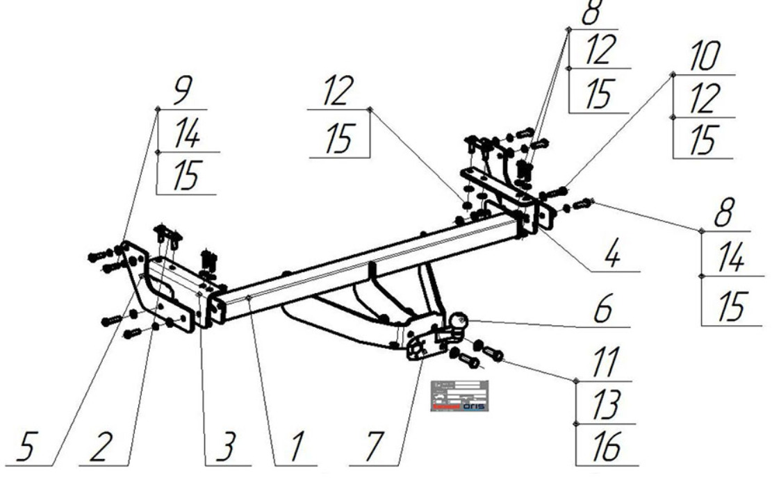 Купить фаркоп toyota hilux 2015- t.103 - t.103 imiola по цене  Низкие цены. Большой выбор. Доставка по всей России. Интернет-магазин в Москве. Только положительные отзывы!