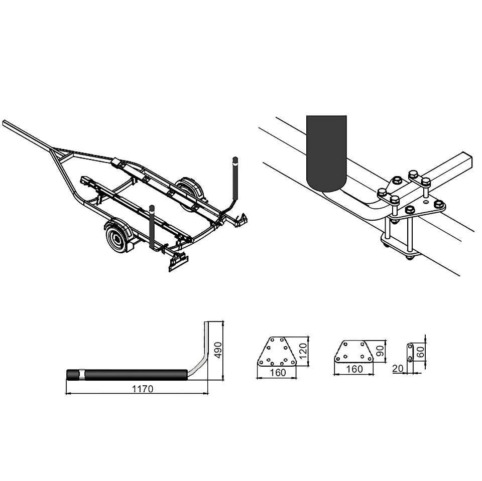 Купить направляющие ворота на прицеп (стандартные) по цене . Низкие цены. Большой выбор. Доставка по всей России. Интернет-магазин в Москве. Только положительные отзывы!