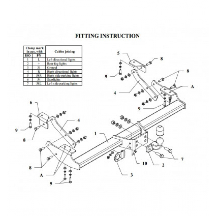Купить фаркоп renault trafic, opel vivaro, nissan primastar 2001-2014 - g 40 auto-hak по цене  Низкие цены. Большой выбор. Доставка по всей России. Интернет-магазин в Москве. Только положительные отзывы!