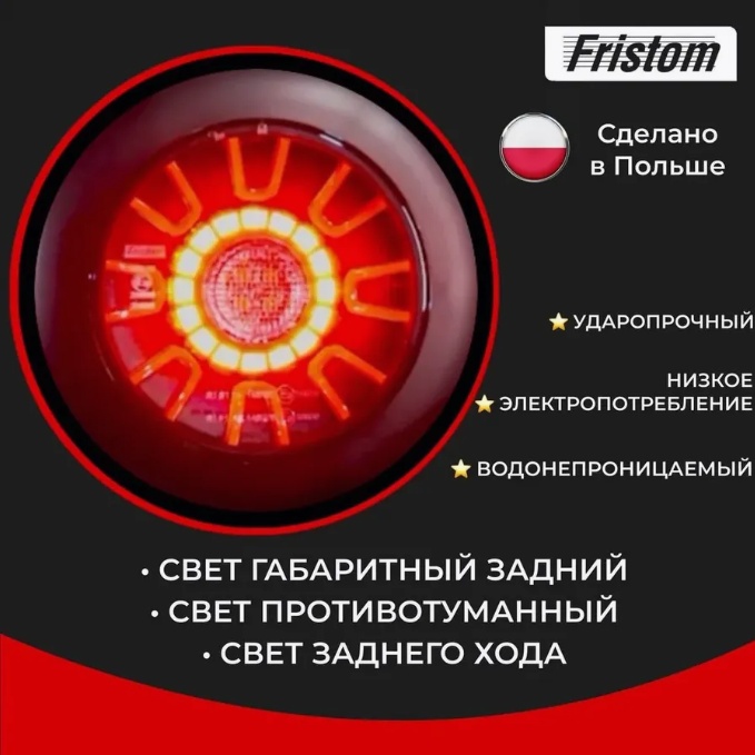 Купить фонарь на прицеп задний ft314ledblack 12-36в fristom по цене 4 150 р.. Низкие цены. Большой выбор. Доставка по всей России. Интернет-магазин в Москве. Только положительные отзывы!