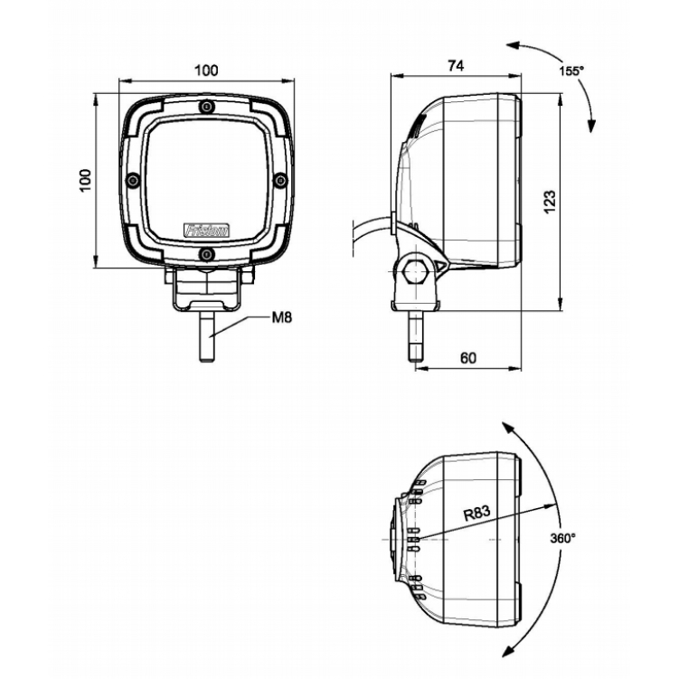 Купить светодиодная фара рабочего света fristom ft-063 led c проводом 1,5 метра по цене 2 522 р.. Низкие цены. Большой выбор. Доставка по всей России. Интернет-магазин в Москве. Только положительные отзывы!