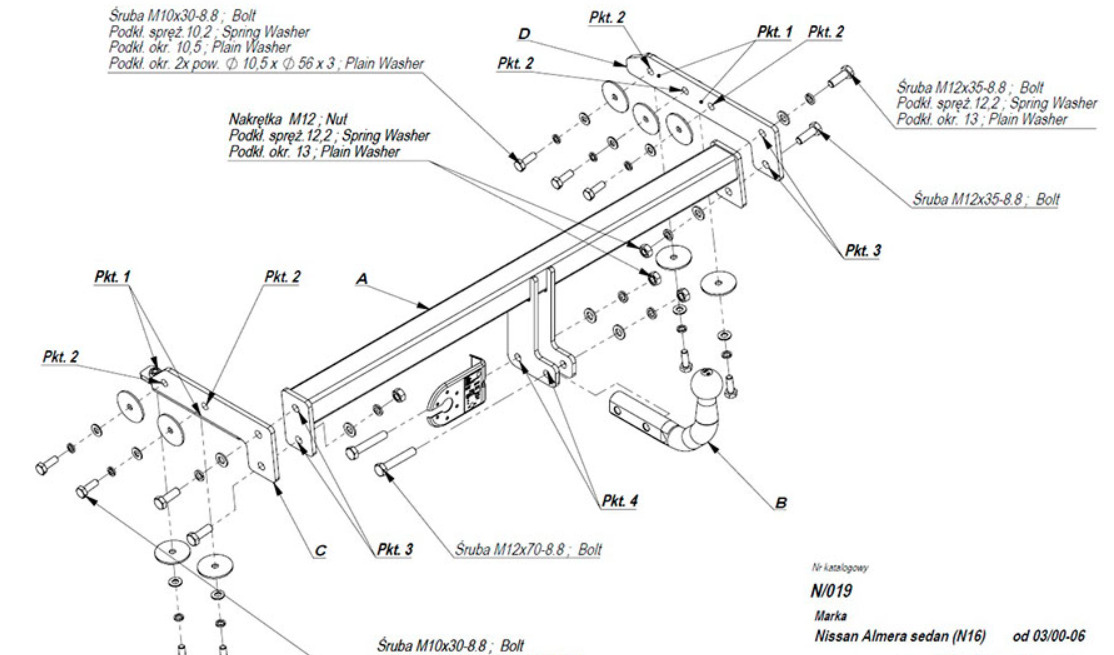 Купить фаркоп nissan almera седан 2000-2006 - n.019 imiola по цене  Низкие цены. Большой выбор. Доставка по всей России. Интернет-магазин в Москве. Только положительные отзывы!