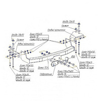 Купить фаркоп ssang yong actyon sports 2006-2011 - 6453-f oris по цене  Низкие цены. Большой выбор. Доставка по всей России. Интернет-магазин в Москве. Только положительные отзывы!