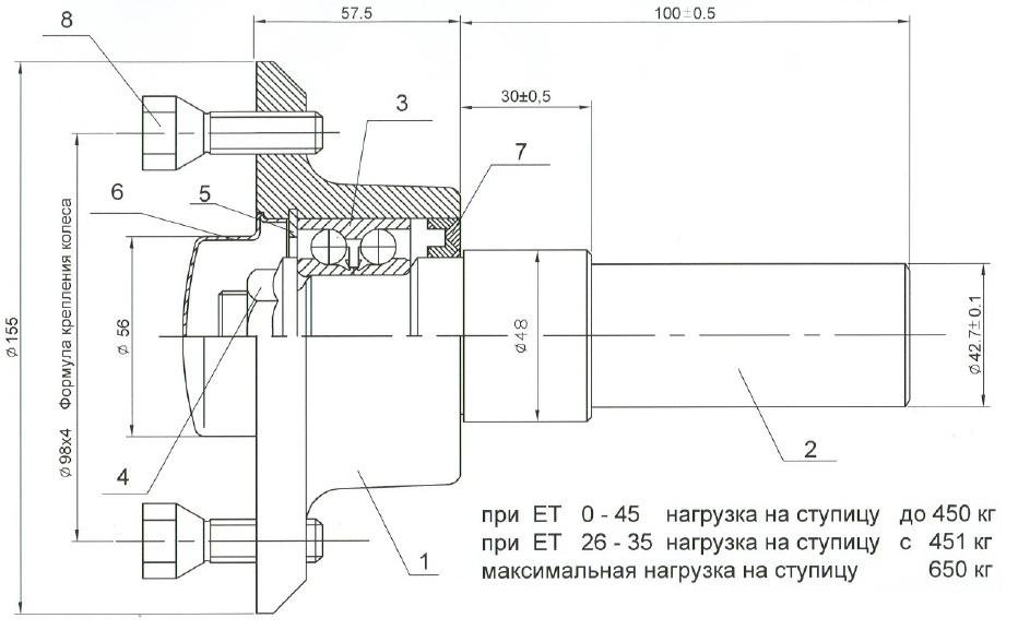 Купить полуось (ось) в сборе со ступ. 13" тип 11 (6r5001, ст-133-18 тр) по цене 4 000 р.. Низкие цены. Большой выбор. Доставка по всей России. Интернет-магазин в Москве. Только положительные отзывы!