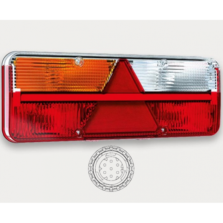 Купить фонарь задний fristom ft-500-136 kingpoint 6-функциональный левый amp с габаритным огнём по цене 8 609 р.. Низкие цены. Большой выбор. Доставка по всей России. Интернет-магазин в Москве. Только положительные отзывы!