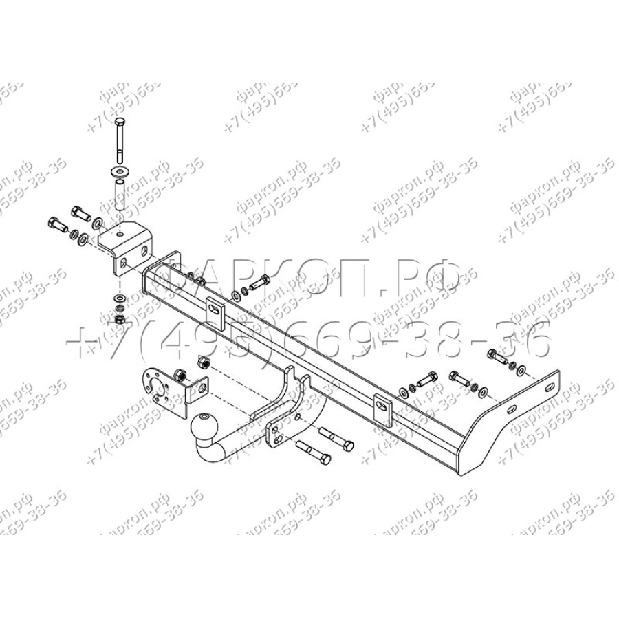 Купить фаркоп lada kalina 2117, 2118 2004-2012 - vaz-18 avtos по цене 3 852 р. Низкие цены. Большой выбор. Доставка по всей России. Интернет-магазин в Москве. Только положительные отзывы!