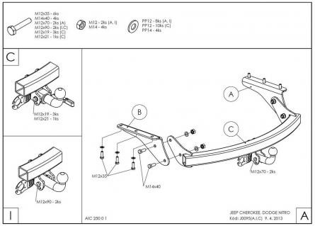 Купить фаркоп jeep cherokee 2007-2013, dodge nitro 2007-2012 - j009a galia по цене 26 092 р. Низкие цены. Большой выбор. Доставка по всей России. Интернет-магазин в Москве. Только положительные отзывы!