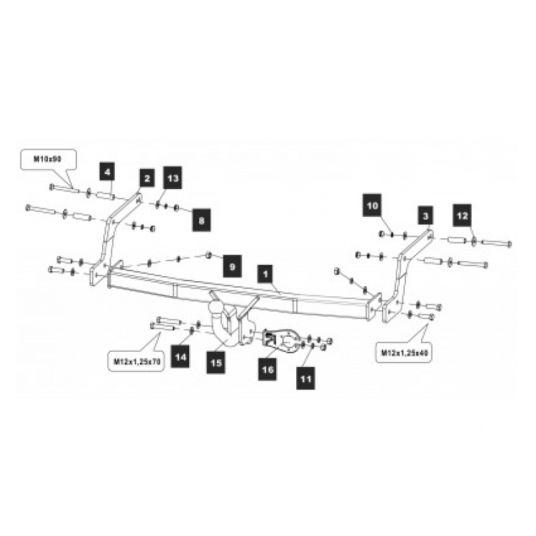 Купить фаркоп renault sandero stepway 2014-, dacia sandero stepway 2014-2021 - 18.2982.12 балтекс по цене  Низкие цены. Большой выбор. Доставка по всей России. Интернет-магазин в Москве. Только положительные отзывы!