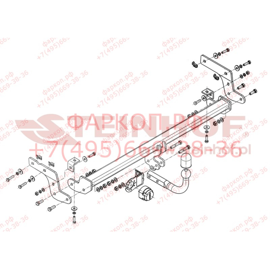 Купить фаркоп citroen c-elysee, peugeot 301 2013-2016 - c-045 steinhof по цене  Низкие цены. Большой выбор. Доставка по всей России. Интернет-магазин в Москве. Только положительные отзывы!