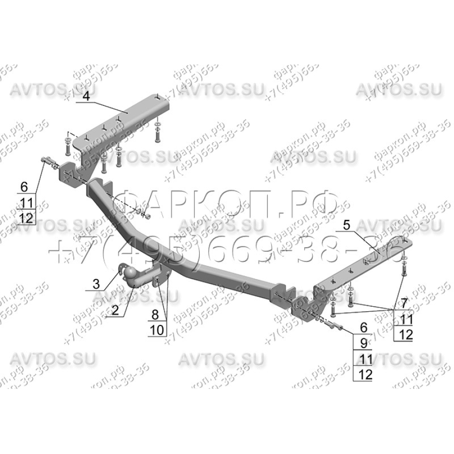 Купить фаркоп toyota rav4 2009-2013 - ty 23 avtos по цене 9 694 р. Низкие цены. Большой выбор. Доставка по всей России. Интернет-магазин в Москве. Только положительные отзывы!