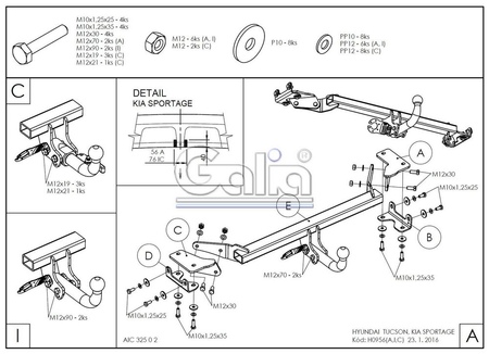 Купить фаркоп hyundai tucson, kia sportage 4 дорестайл 2015-2018 - h095a galia по цене 20 242 р. Низкие цены. Большой выбор. Доставка по всей России. Интернет-магазин в Москве. Только положительные отзывы!