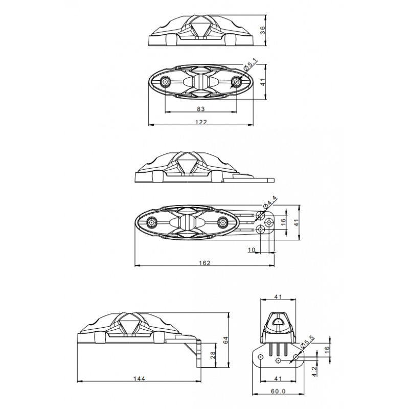 Купить фонарь габаритный fristom ft-038 ii led 3-х функциональный светодиодный с угловым кронштейном по цене . Низкие цены. Большой выбор. Доставка по всей России. Интернет-магазин в Москве. Только положительные отзывы!