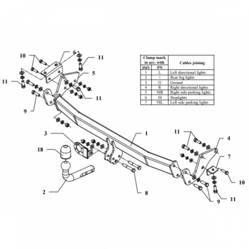 Купить фаркоп toyota picnic 5 дверей 1996-2001, ipsum, avensis verso 1995-2001 - o 54 auto-hak по цене  Низкие цены. Большой выбор. Доставка по всей России. Интернет-магазин в Москве. Только положительные отзывы!