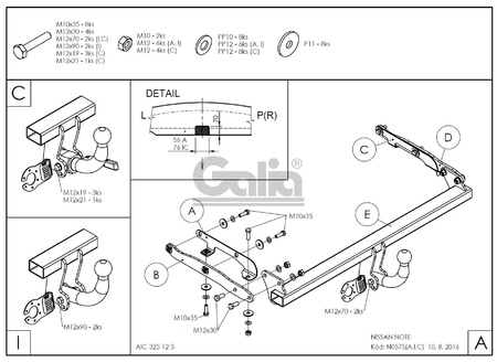 Купить фаркоп nissan note 2013-2020 - n057a galia по цене 17 244 р. Низкие цены. Большой выбор. Доставка по всей России. Интернет-магазин в Москве. Только положительные отзывы!