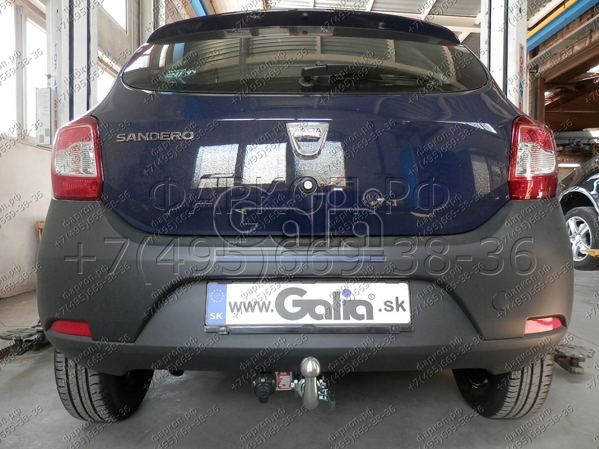 Купить фаркоп renault sandero,stepway 2014- d044c galia по цене  Низкие цены. Большой выбор. Доставка по всей России. Интернет-магазин в Москве. Только положительные отзывы!