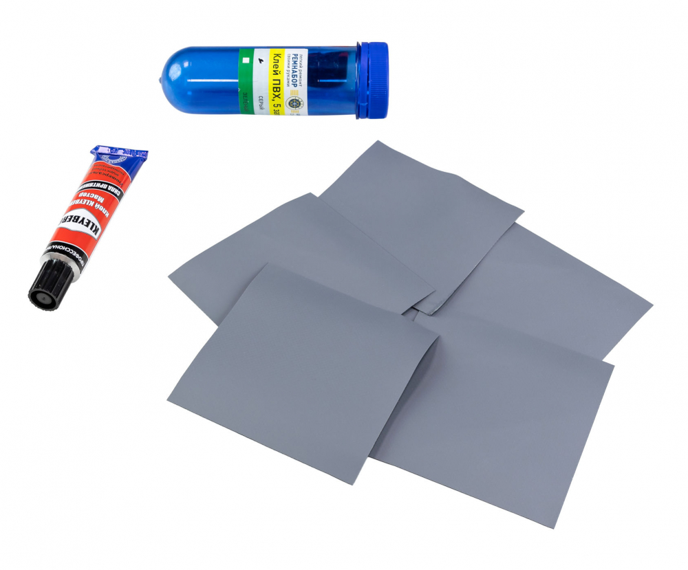 Купить ремкомплект лодки пвх и тента прицепа (клей, 5 латок, серый) по цене 308 р.. Низкие цены. Большой выбор. Доставка по всей России. Интернет-магазин в Москве. Только положительные отзывы!