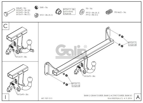 Купить фаркоп bmw x1 f48 2015-, bmw 2-series active tourer f45 2014-, 2-series gran tourer f46 2015- b023a galia по цене  Низкие цены. Большой выбор. Доставка по всей России. Интернет-магазин в Москве. Только положительные отзывы!